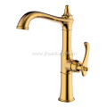 Quality Brass Single-Handle Kitchen Sink Faucet Set Gold